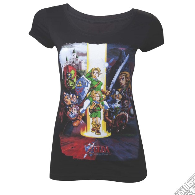 Zelda - Ocarina Of Time Black (Unisex Tg. L) gioco di Bioworld