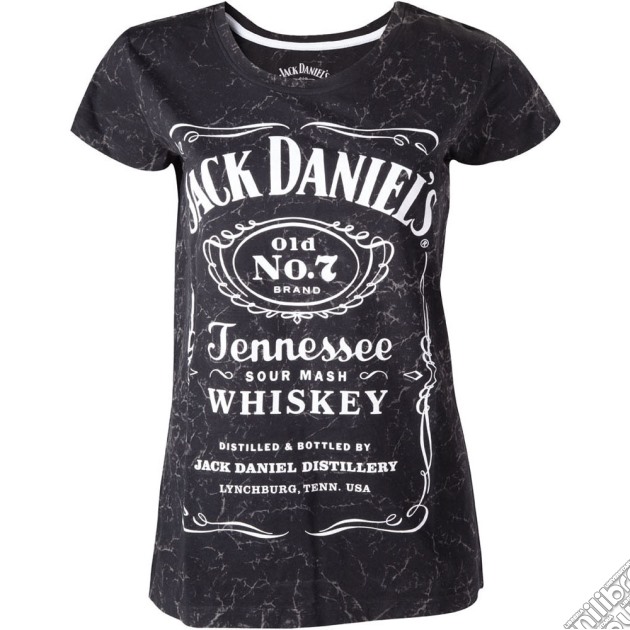 Jack Daniel's - Marble Wash Effect/Log Printed (Donna Tg. M) gioco di Bioworld