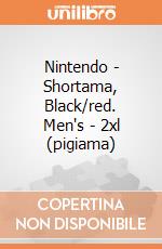 Nintendo - Shortama, Black/red. Men's - 2xl (pigiama) gioco di Bioworld
