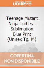 Teenage Mutant Ninja Turtles - Sublimation Blue Print (Unisex Tg. M) gioco di Bioworld
