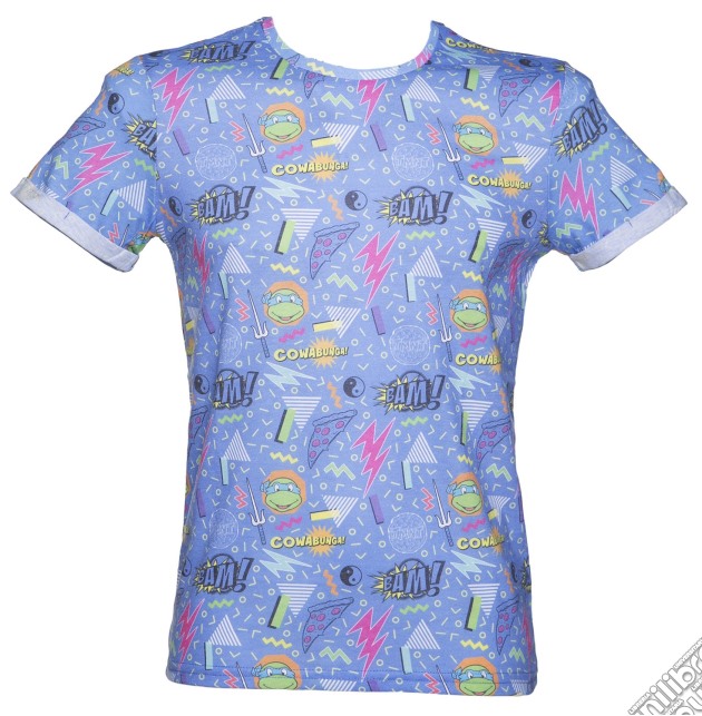 Teenage Mutant Ninja Turtles - Sublimation Blue Print (Unisex Tg. XL) gioco di Bioworld