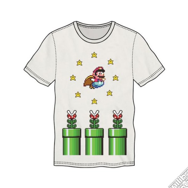 Nintendo - White Flying Mario (Unisex Tg. S) gioco di Bioworld