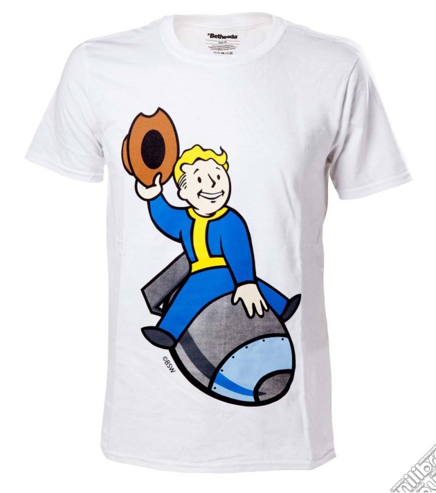 Fallout 4 - Vault Boy Bomber White (Unisex Tg. S) gioco di Bioworld