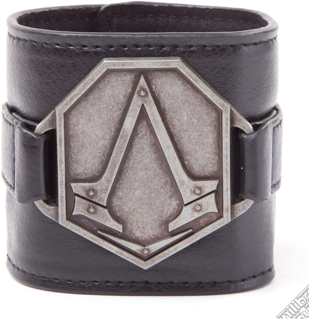 Assassin's Creed Syndicate - Pu Wristband With Metal Logo Patch (Bracciale) gioco di Bioworld