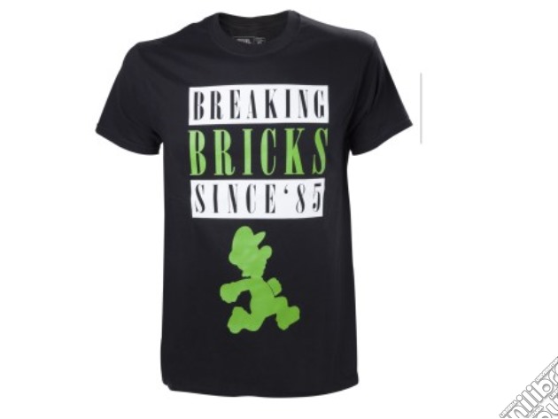 Nintendo - Green Breaking Bricks Luigi (Unisex Tg. XS) gioco di Bioworld