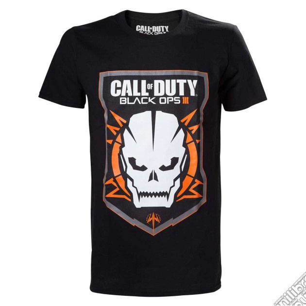 Call Of Duty Black Ops Iii - Game Logo With Skull (Unisex Tg. M) gioco di Bioworld