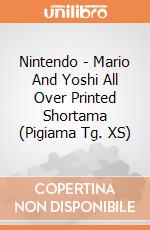 Nintendo - Mario And Yoshi All Over Printed Shortama (Pigiama Tg. XS) gioco di Bioworld