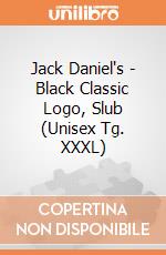 Jack Daniel's - Black Classic Logo, Slub (Unisex Tg. XXXL) gioco di Bioworld