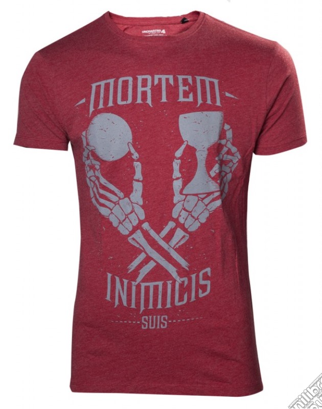 Uncharted 4 - Mortem Inimicis Suis (T-Shirt Unisex Tg. S) gioco