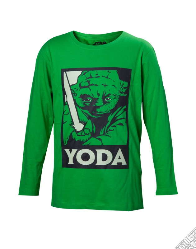 Star Wars - Yoda Green Shirt - 122/128 Short Sleeved T-shirts B Green gioco