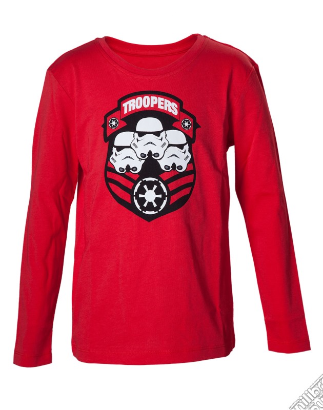 Star Wars - Troopers Red Shirt - 134/140 Short Sleeved T-shirts B Red gioco