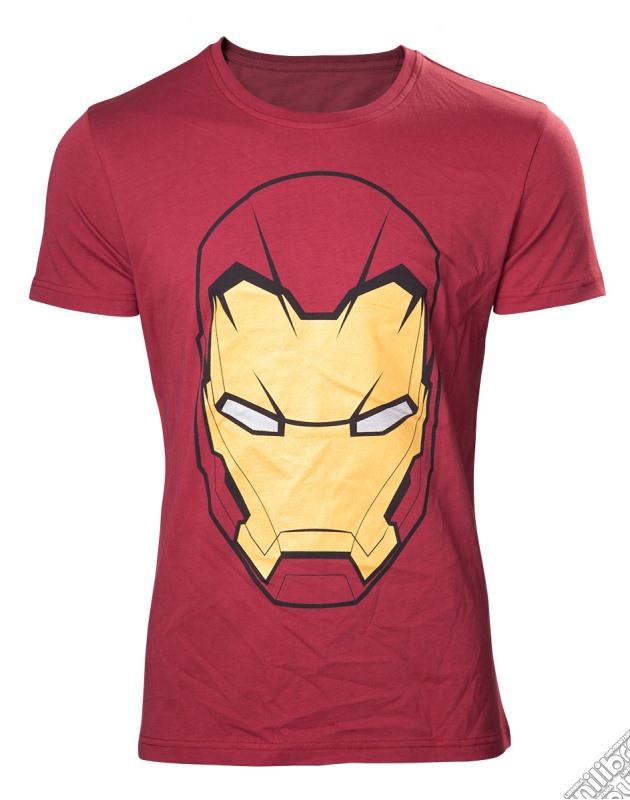 Marvel - Iron Man Men's T-shirt Head - L Short Sleeved T-shirts M Red gioco
