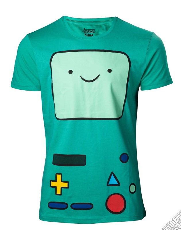Adventure Time - Beemo Green T-shirt - 2xl Short Sleeved T-shirts M Green gioco