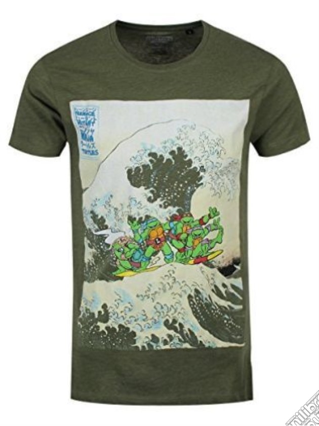 Turtles - Green Surfing (T-Shirt Unisex Tg. M) gioco