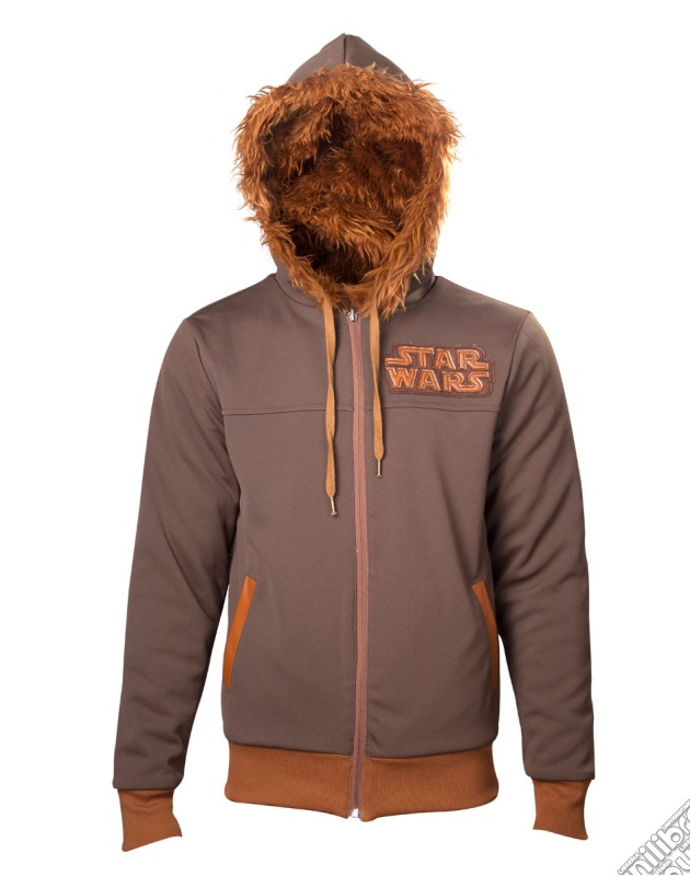 Star Wars - Reversible Chewbacca Hoodie - S Sweatshirts M Brown gioco