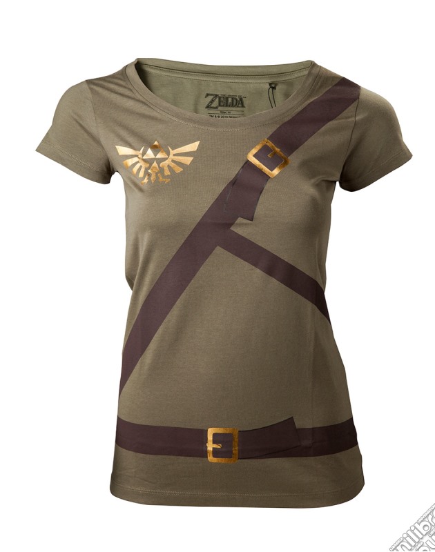 Zelda - Link Belt Green (T-Shirt Donna Tg. XS) gioco