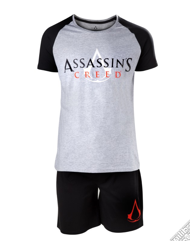 Assassin's Creed - Mens Shortama Logo - S Shortamas M Black gioco