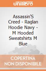 Assassin'S Creed - Raglan Hoodie Navy - M Hooded Sweatshirts M Blue gioco