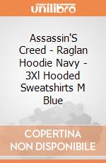 Assassin'S Creed - Raglan Hoodie Navy - 3Xl Hooded Sweatshirts M Blue gioco