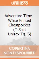 Adventure Time - White Printed Chestpocket (T-Shirt Unisex Tg. S) gioco