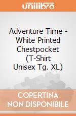 Adventure Time - White Printed Chestpocket (T-Shirt Unisex Tg. XL) gioco