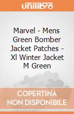 Marvel - Mens Green Bomber Jacket Patches - Xl Winter Jacket M Green gioco