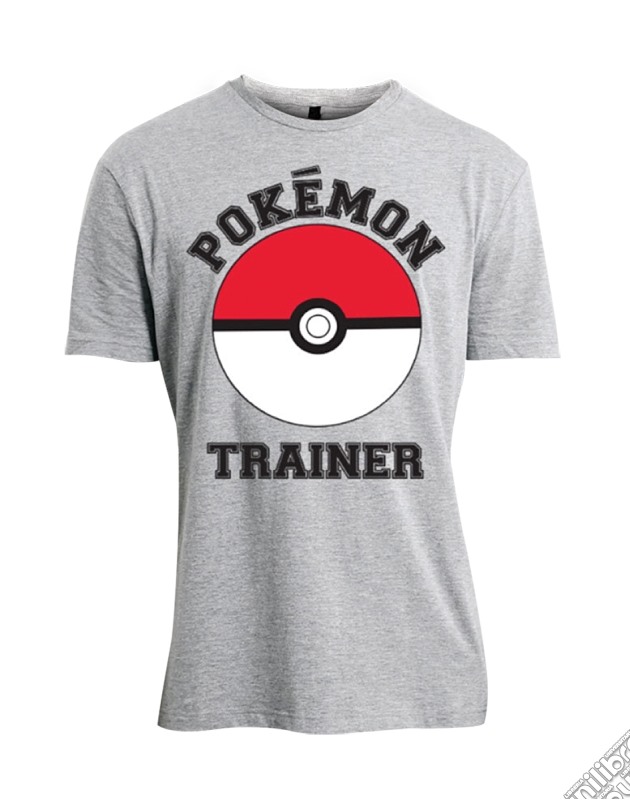 Pokemon - Pokemon Trainer Grey (T-Shirt Unisex Tg. S) gioco