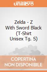 Zelda - Z With Sword Black (T-Shirt Unisex Tg. S) gioco di Bioworld