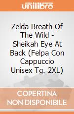 Zelda Breath Of The Wild - Sheikah Eye At Back (Felpa Con Cappuccio Unisex Tg. 2XL) gioco di Bioworld