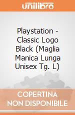 Playstation - Classic Logo Black (Maglia Manica Lunga Unisex Tg. L) gioco
