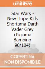 Star Wars - New Hope Kids Shortama Darth Vader Grey (Pigiama Bambino 98/104) gioco