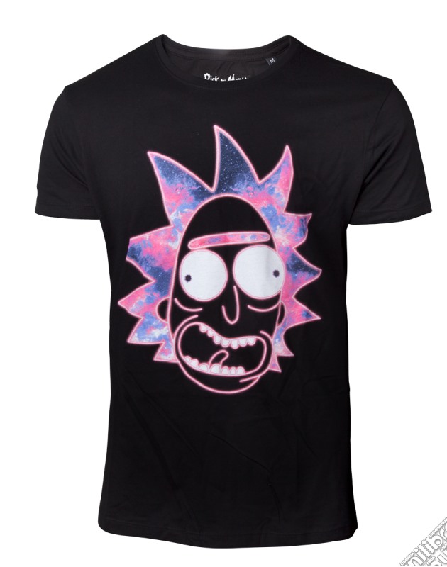 Rick & Morty - Neon Rick Black (T-Shirt Unisex Tg. S) gioco