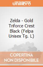 Zelda - Gold Triforce Crest Black (Felpa Unisex Tg. L) gioco