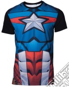 Marvel: Sublimated Captain America Multicolor (T-Shirt Unisex Tg. 2XL) giochi