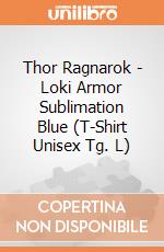 Thor Ragnarok - Loki Armor Sublimation Blue (T-Shirt Unisex Tg. L) gioco