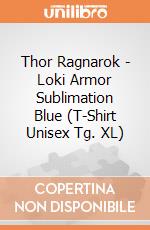 Thor Ragnarok - Loki Armor Sublimation Blue (T-Shirt Unisex Tg. XL) gioco