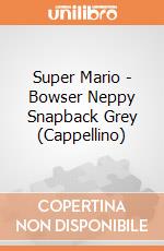 Super Mario - Bowser Neppy Snapback Grey (Cappellino) gioco