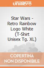 Star Wars - Retro Rainbow Logo White (T-Shirt Unisex Tg. XL) gioco