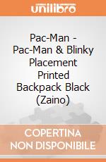 Pac-Man - Pac-Man & Blinky Placement Printed Backpack Black (Zaino) gioco