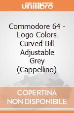 Commodore 64 - Logo Colors Curved Bill Adjustable Grey (Cappellino) gioco