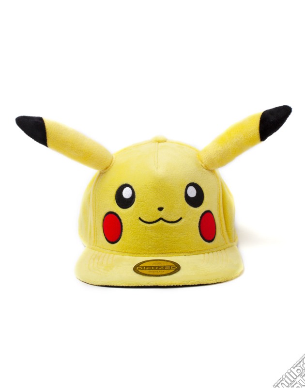 Pokemon - Pikachu Plush Snapback Yellow (Cappellino) gioco