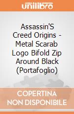 Assassin'S Creed Origins - Metal Scarab Logo Bifold Zip Around Black (Portafoglio) gioco