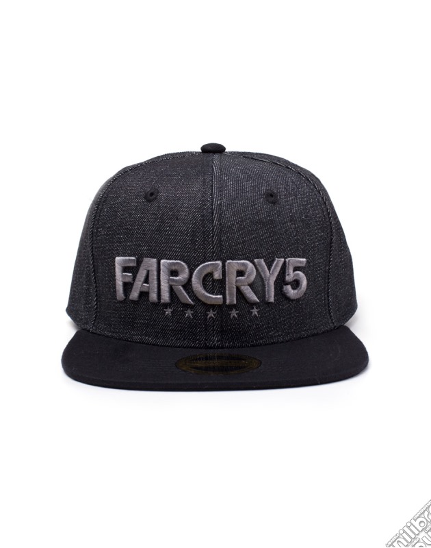 Far Cry 5 - Black Denim Logo Snapback Black (Cappellino) gioco
