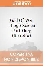 God Of War - Logo Screen Print Grey (Berretto) gioco