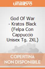 God Of War - Kratos Black (Felpa Con Cappuccio Unisex Tg. 2XL) gioco