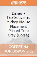 Disney - Fox-Souvenirs Mickey Mouse Placement Printed Tote Grey (Borsa) gioco