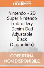 Nintendo - 2D Super Nintendo Embroidery Denim Dad Adjustable Black (Cappellino) gioco