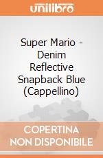Super Mario - Denim Reflective Snapback Blue (Cappellino) gioco