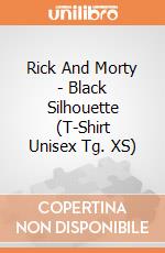 Rick And Morty - Black Silhouette (T-Shirt Unisex Tg. XS) gioco