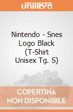 Nintendo - Snes Logo Black (T-Shirt Unisex Tg. S) gioco